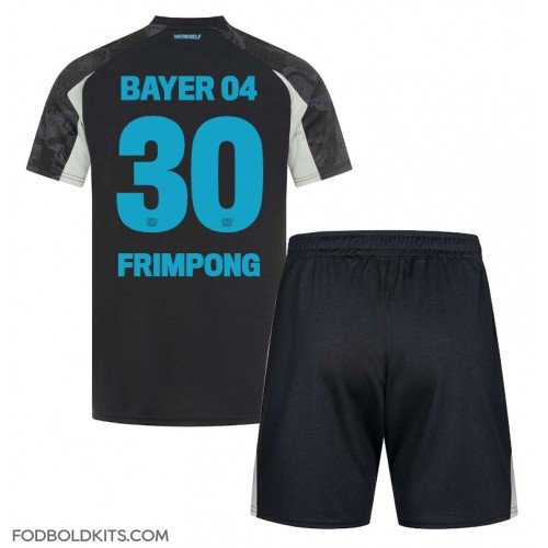 Bayer Leverkusen Jeremie Frimpong #30 Tredje sæt Børn 2024-25 Kortærmet (+ Korte bukser)